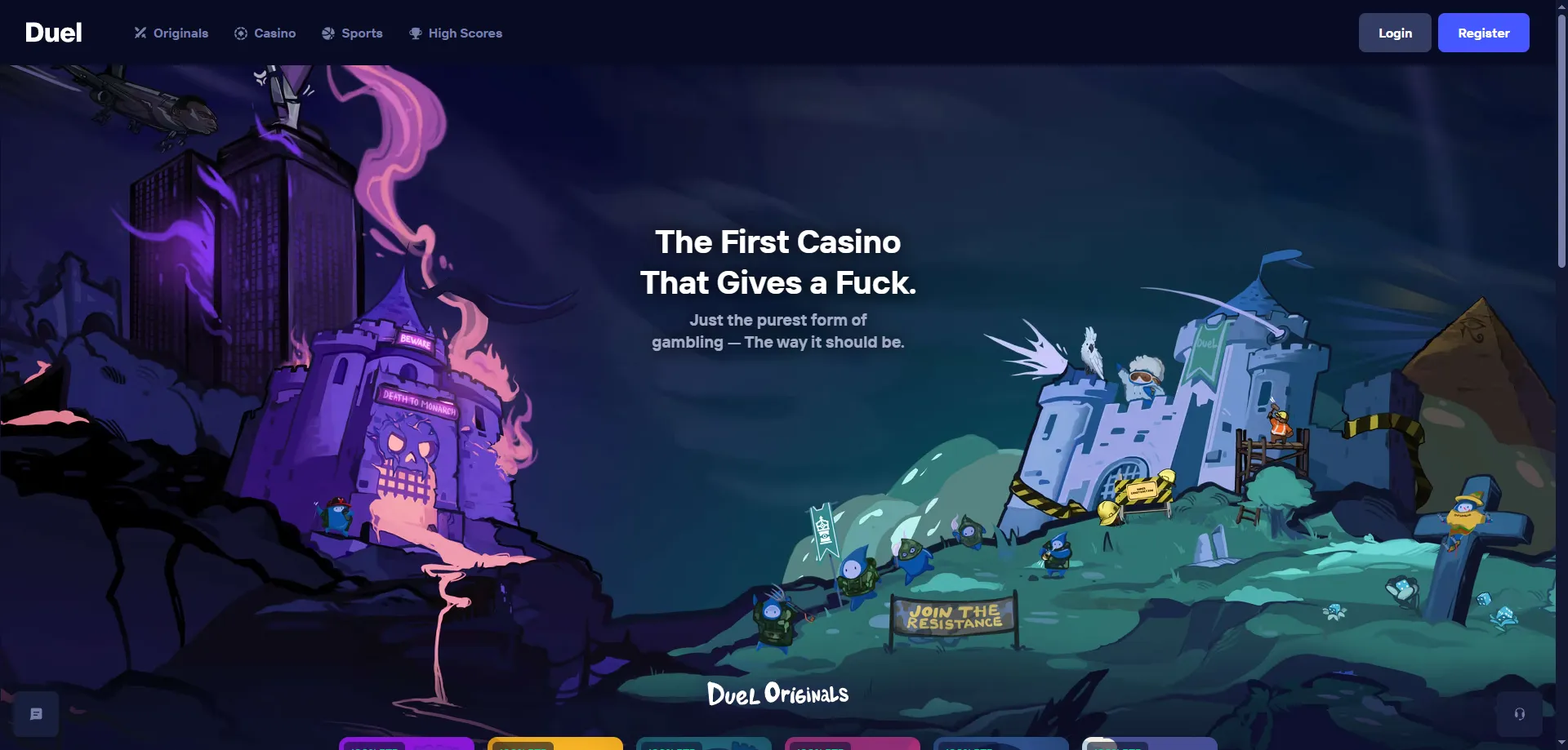 Duel Casino igre – celoten katalog slotov, live iger in blackjacka